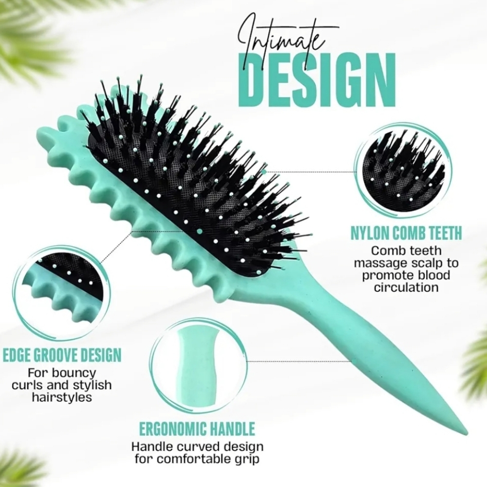 Curly Hair Styling Brush - Picture 2 of 4